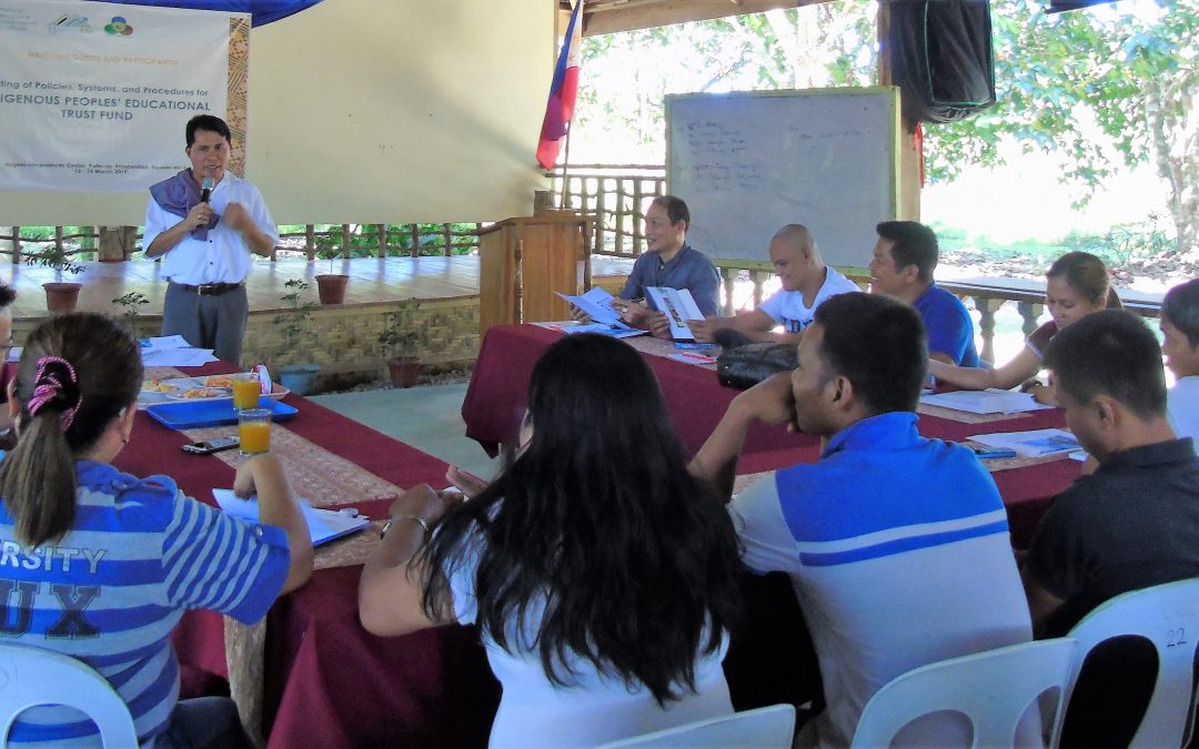 Tribal Leaders Craft PSPs for Indigenous Peoples’ Educational Trust Fund