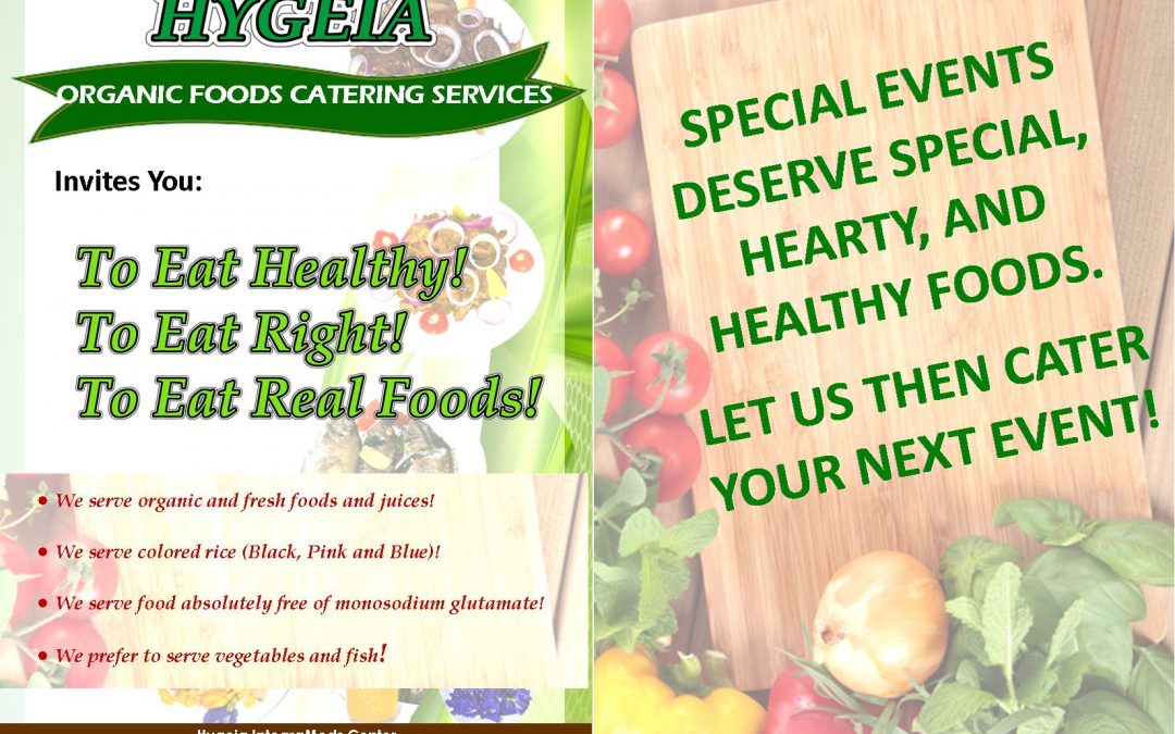 FDAI Upscales Its Hygeia Organic Foods Catering
