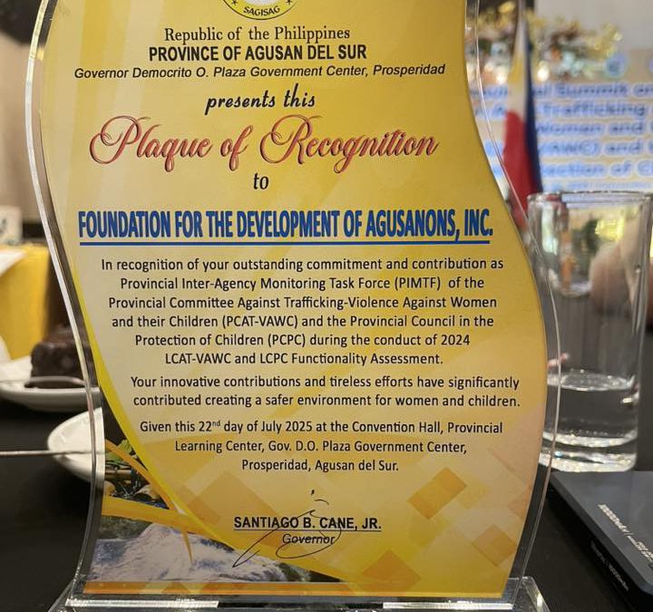 𝐅𝐃𝐀𝐈 𝐫𝐞𝐜𝐨𝐠𝐧𝐢𝐳𝐞𝐝 𝐟𝐨𝐫 𝐢𝐭𝐬 𝐎𝐮𝐭𝐬𝐭𝐚𝐧𝐝𝐢𝐧𝐠 𝐂𝐨𝐦𝐦𝐢𝐭𝐦𝐞𝐧𝐭 𝐭𝐨 𝐖𝐨𝐦𝐞𝐧 𝐚𝐧𝐝 𝐂𝐡𝐢𝐥𝐝𝐫𝐞𝐧 𝐏𝐫𝐨𝐭𝐞𝐜𝐭𝐢𝐨𝐧 𝐈𝐧𝐢𝐭𝐢𝐚𝐭𝐢𝐯𝐞𝐬